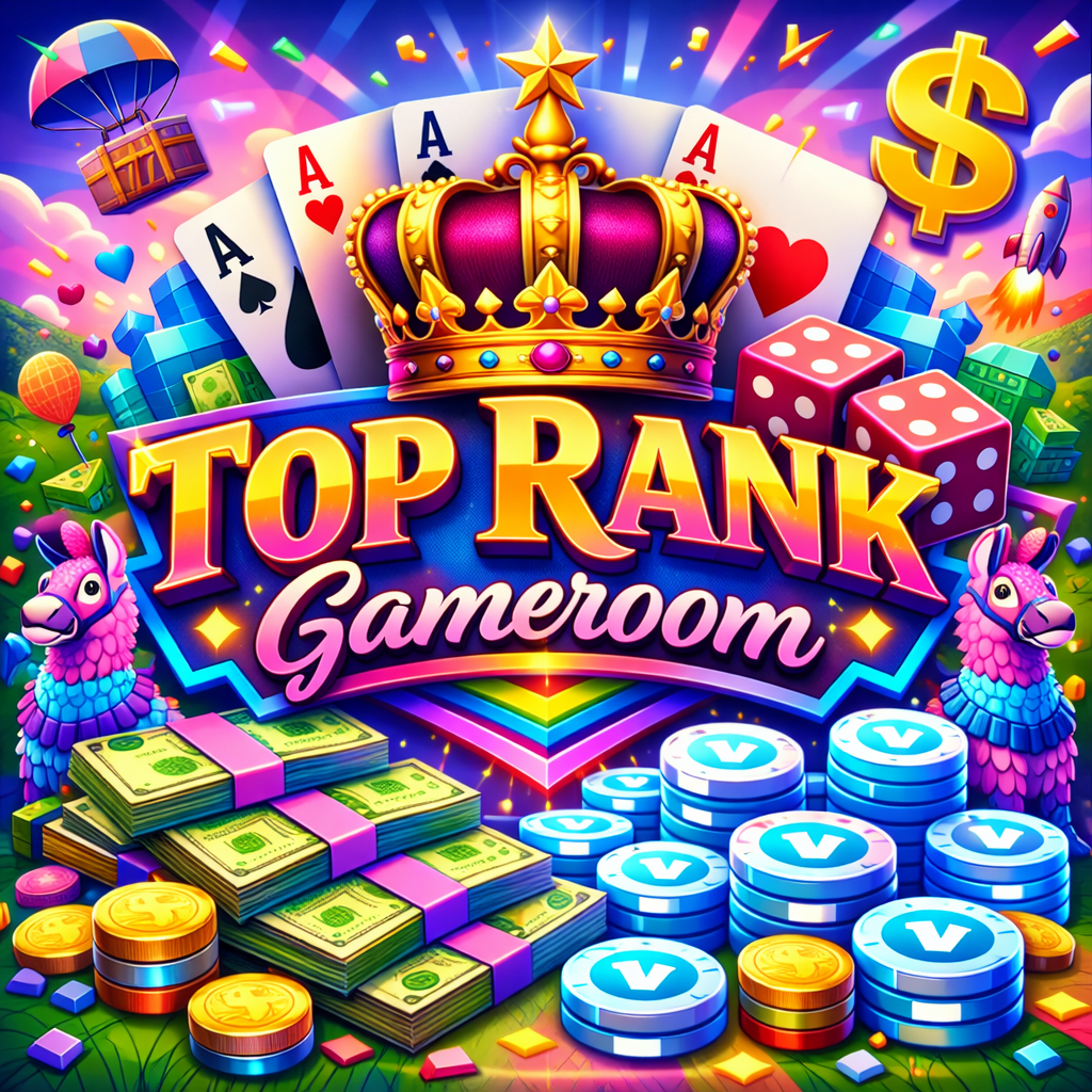 Top Rank Gameroom logo